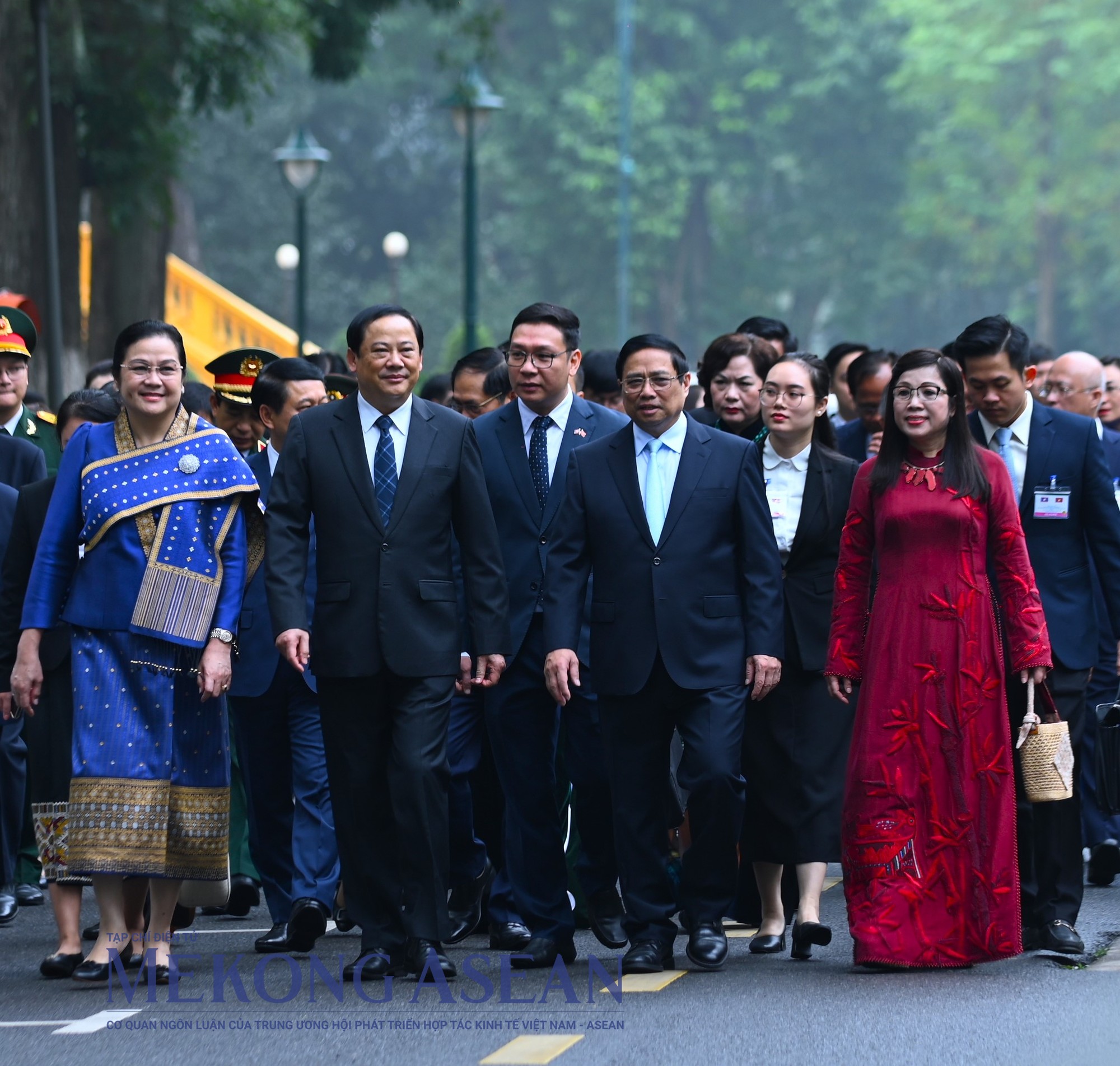 Thủ tướng Phạm Minh Chính đón và hội đàm với Thủ tướng Lào 