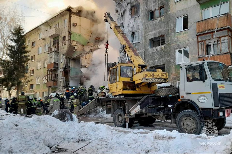 Tổng thống Nga gọi vụ nổ khí gas tại Novosibirsk là 'thảm kịch lớn' 