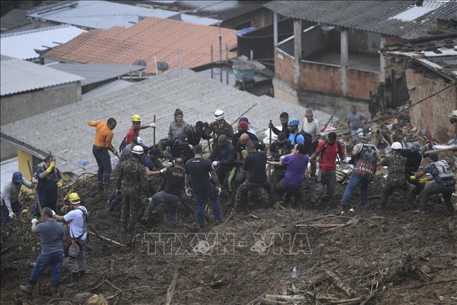 Số người thiệt mạng do mưa lũ tại Brazil tăng lên trên 170 người 