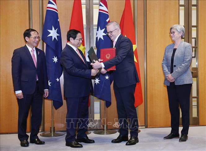 Việt Nam - Australia nâng cấp quan hệ ngoại giao lên Đối tác chiến lược toàn diện 