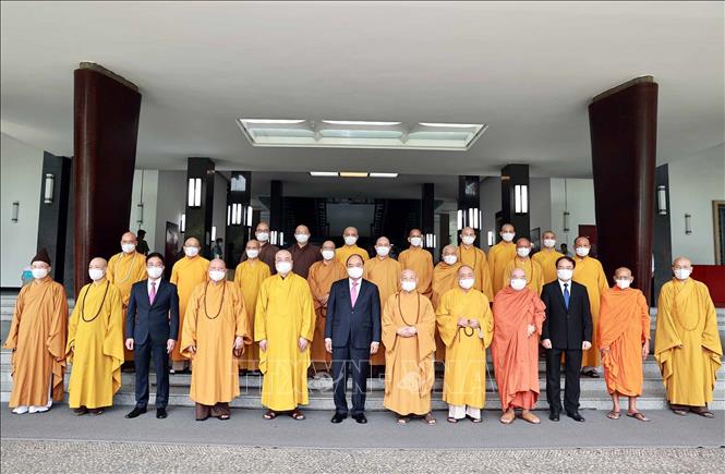 Chủ tịch nước tiếp đoàn đại biểu Giáo hội Phật giáo Việt Nam 