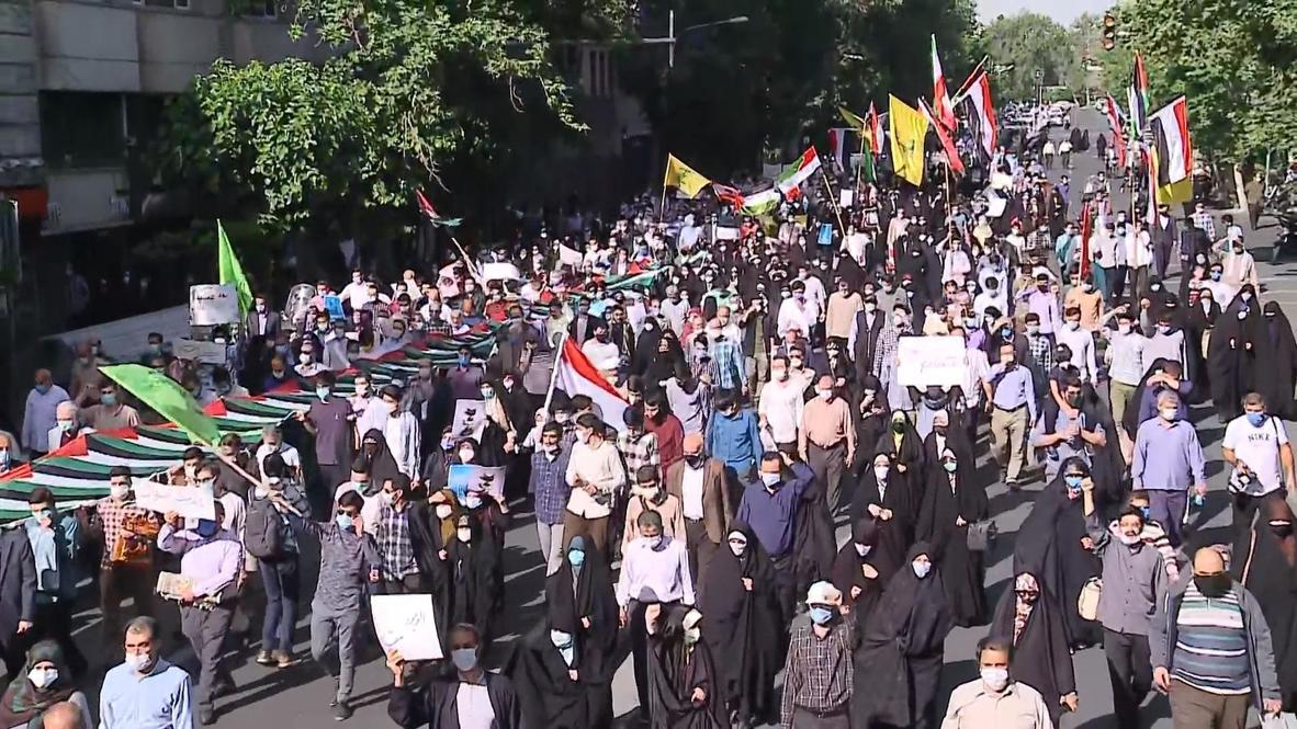 Người dân Iran tập trung tuần hành ủng hộ Palestine 
