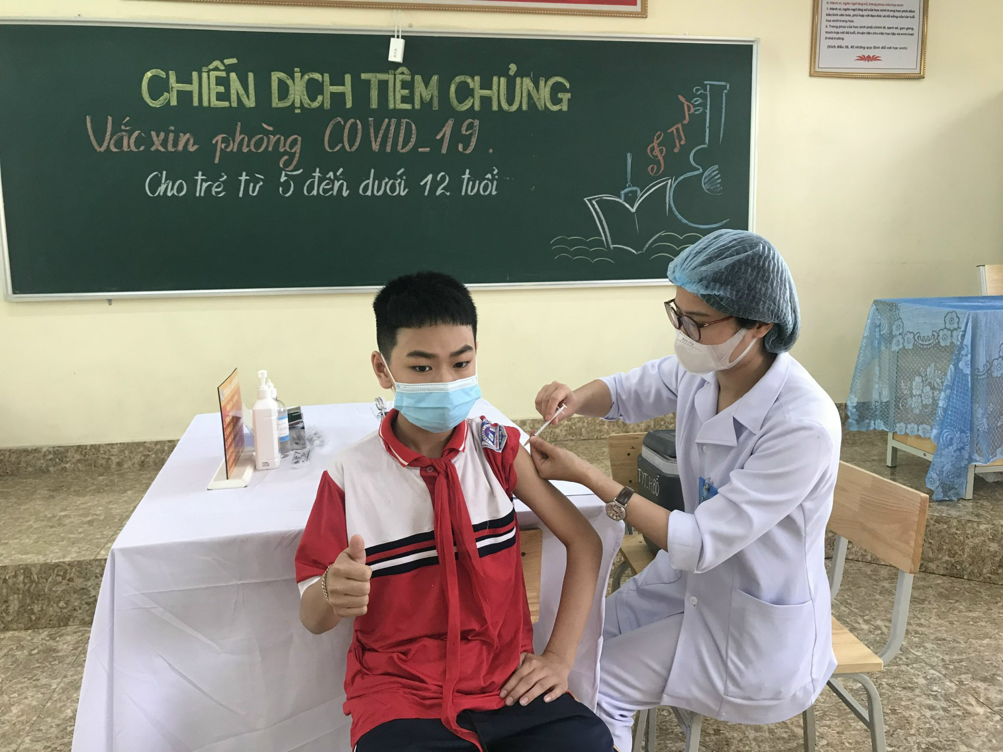 Sử dụng vaccine phòng COVID-19 Pfizer để tiêm chủng mũi 1 cho trẻ em từ 6 - dưới 12 tuổi 
