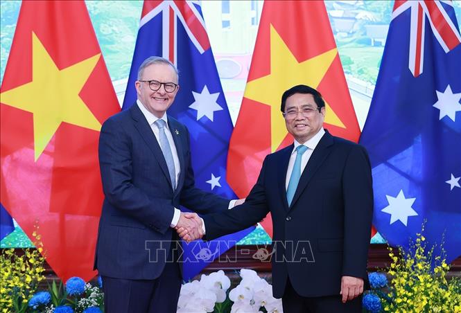 Thủ tướng Phạm Minh Chính hội đàm với Thủ tướng Australia