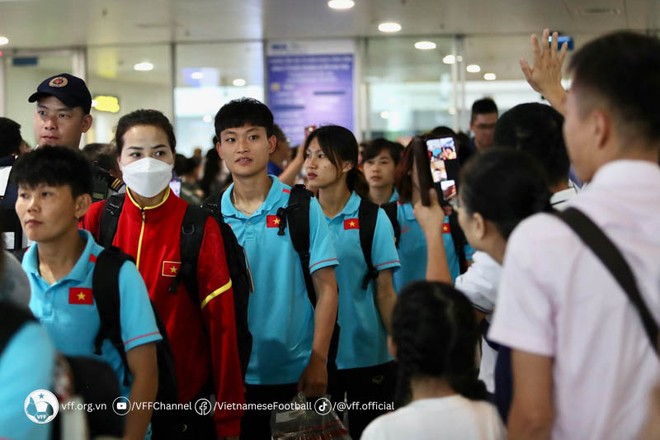 Tuyển nữ Việt Nam trở về, hoàn tất quá trình chuẩn bị cho World Cup 2023 