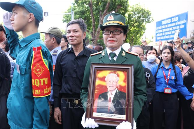 Lễ Quốc tang Tổng Bí thư Nguyễn Phú Trọng: 'Biển người' tiếc thương vô hạn Nhà lãnh đạo đặc biệt xuất sắc của đất nước 