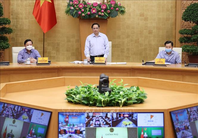 Thủ tướng họp trực tuyến với 1.060 'pháo đài' chống dịch cấp xã, phường 