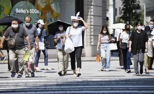 Thời tiết nắng nóng lại hoành hành tại nhiều địa phương Nhật Bản