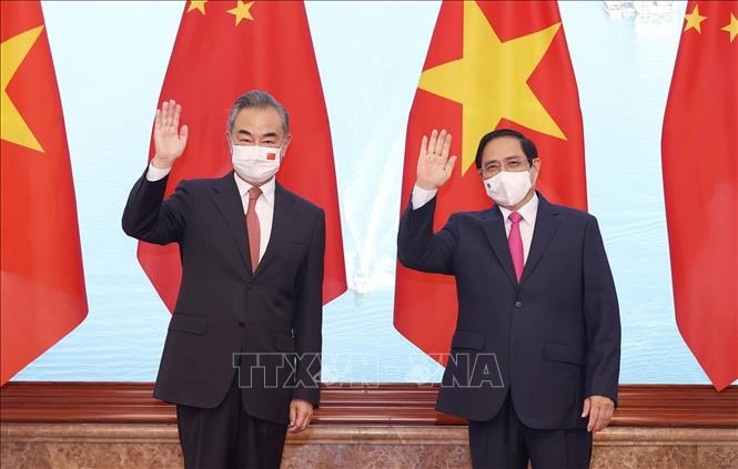 Thủ tướng Phạm Minh Chính tiếp Bộ trưởng Ngoại giao Trung Quốc Vương Nghị 