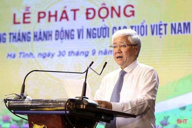 Chủ tịch Đỗ Văn Chiến dự Lễ phát động Tháng hành động vì người cao tuổi Việt Nam năm 2023 