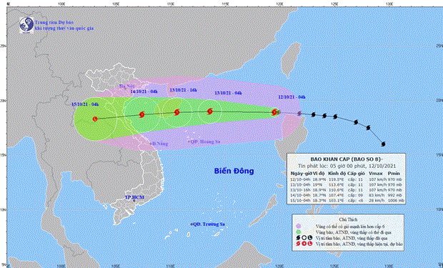 Bão số 8 sẽ đổ bộ đất liền Thanh Hóa-Quảng Bình, mưa to từ miền Bắc đến miền Trung