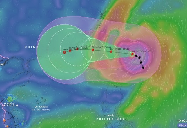 Áp thấp nhiệt đới trên Biển Đông có thể mạnh thành bão, hướng vào vịnh Bắc Bộ 