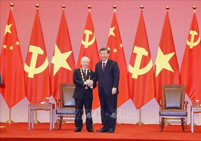 Lễ trao tặng Huân chương Hữu nghị của nước Cộng hòa Nhân dân Trung Hoa 