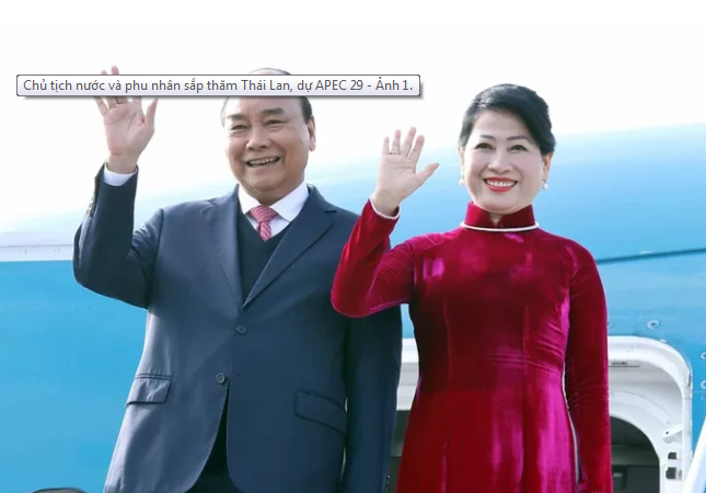 Chủ tịch nước Nguyễn Xuân Phúc và phu nhân sắp thăm Thái Lan, dự APEC 29 