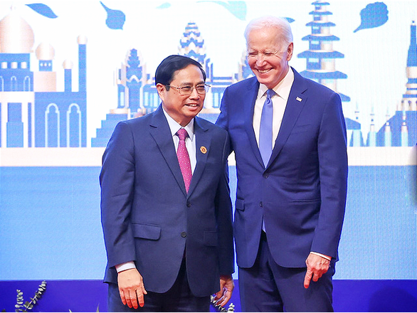 Thủ tướng Phạm Minh Chính gặp Tổng thống Mỹ, trao đổi ưu tiên quan hệ đối tác toàn diện