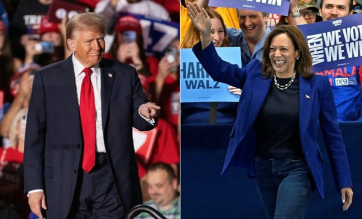 Cơ hội thắng cử chia đều cho bà Harris và ông Trump