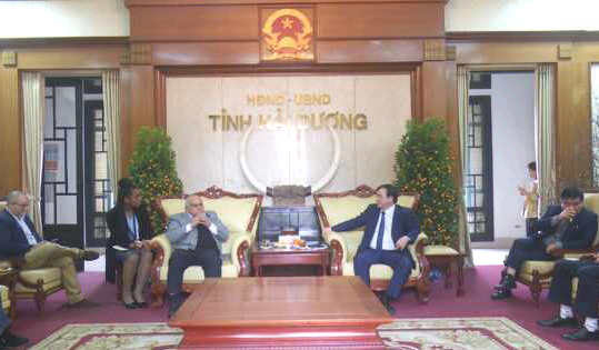 Đại sứ đặc mệnh toàn quyền Cộng hòa Cuba tại Việt Nam thăm và làm việc tại Hải Dương 