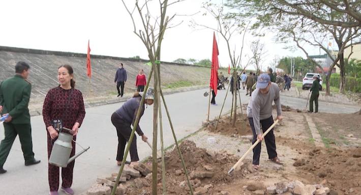 THÀNH PHỐ HẢI DƯƠNG HƯỞNG ỨNG TẾT TRỒNG CÂY XUÂN GIÁP THÌN 