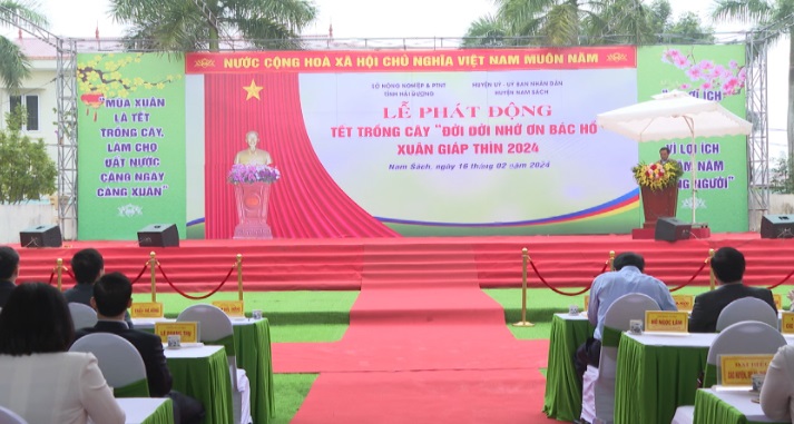 PHÁT ĐỘNG TẾT TRỒNG CÂY XUÂN GIÁP THÌN 2024