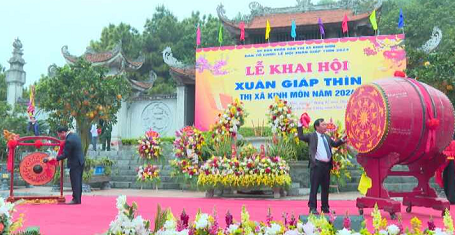 THỊ XÃ KINH MÔN KHAI HỘI XUÂN GIÁP THÌN