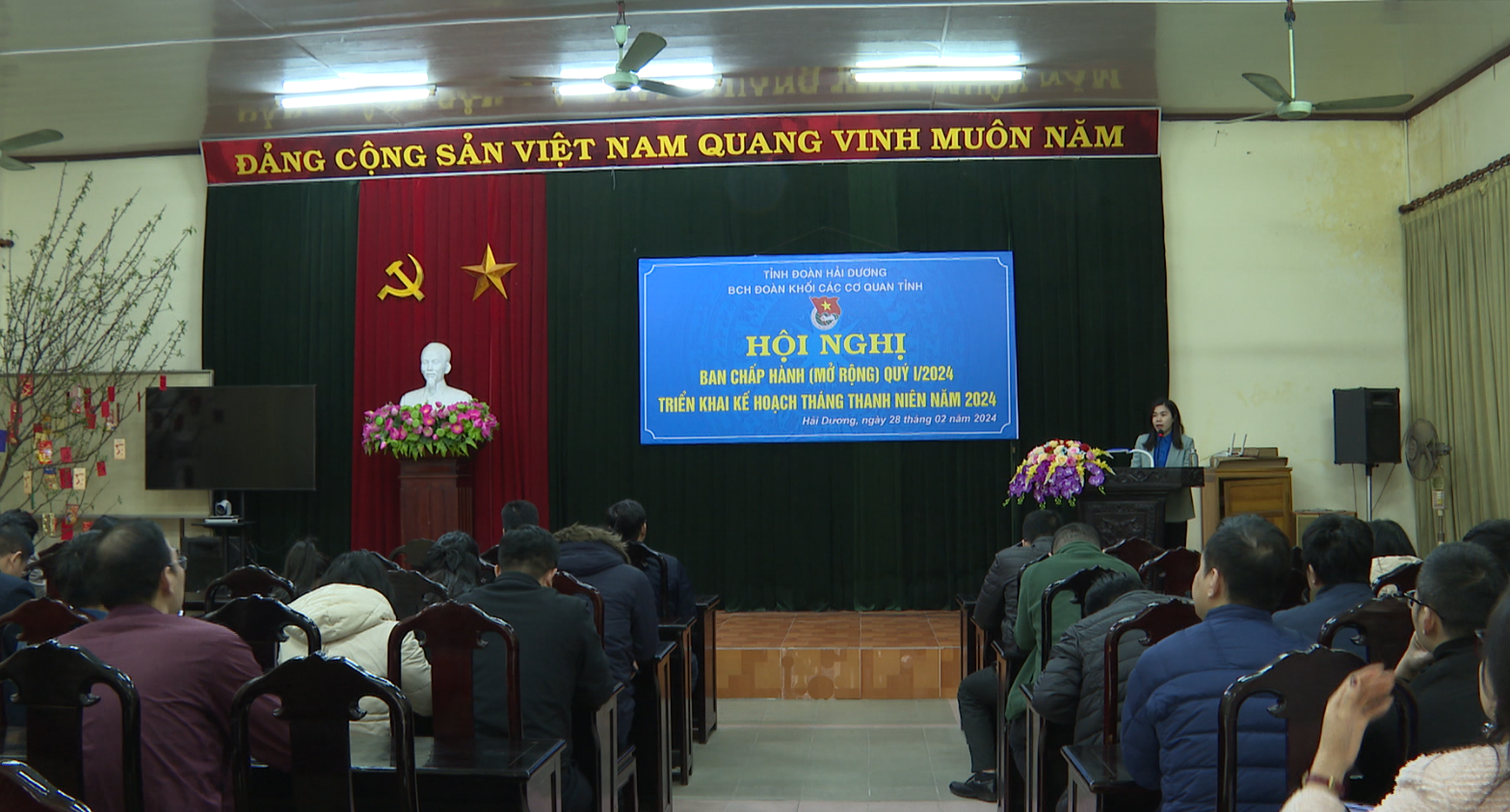 ĐOÀN THANH NIÊN KHỐI CÁC CƠ QUAN TỈNH PHÁT ĐỘNG THÁNG THANH NIÊN NĂM 2024