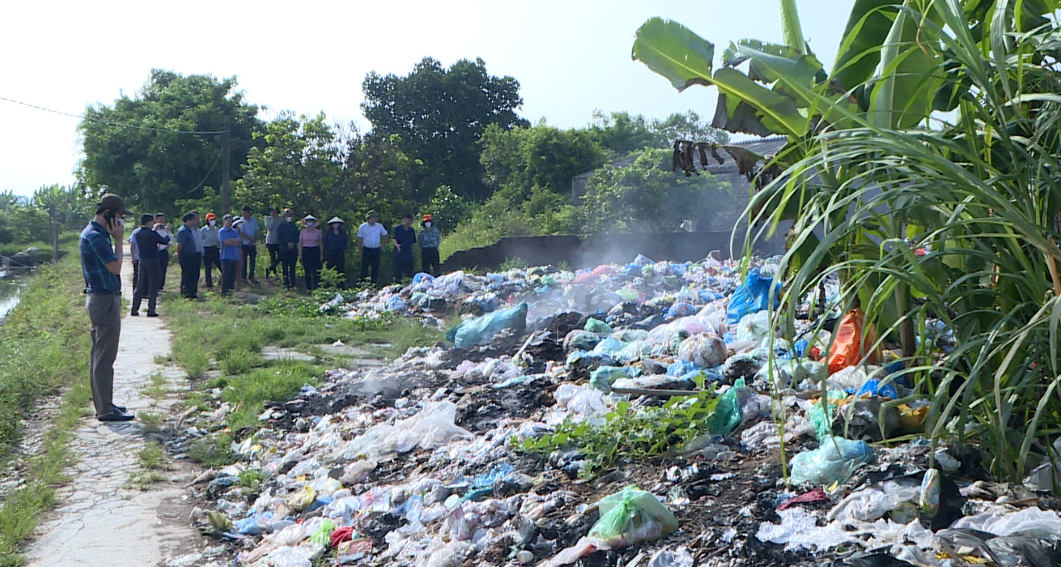 Giám sát công tác thu gom, xử lý chất thải rắn sinh hoạt tại huyện Gia Lộc