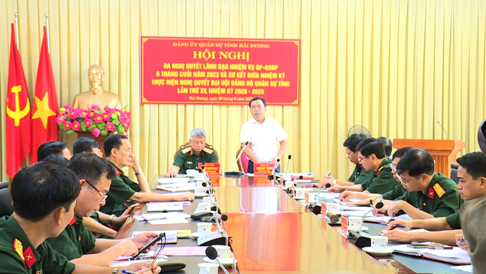 Đảng ủy quân sự tỉnh triển khai nhiệm vụ 6 tháng cuối năm 2023