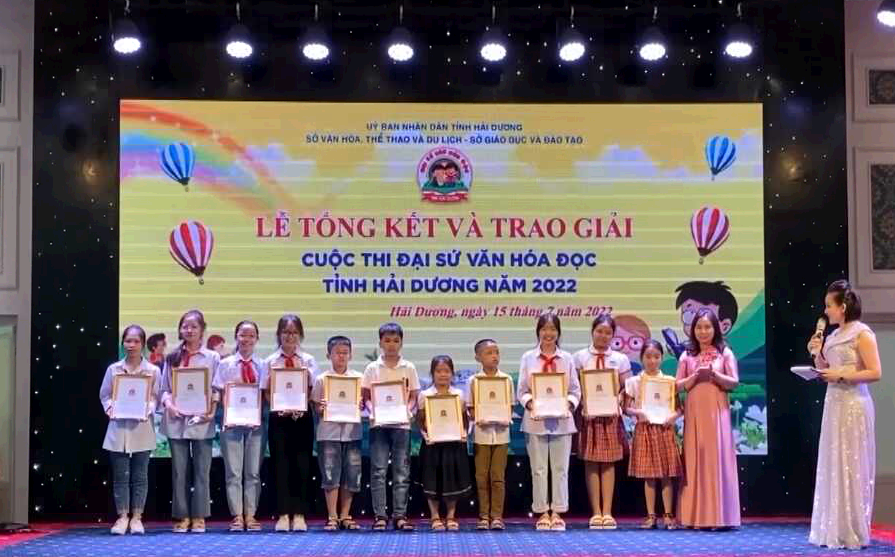 Trao giải Đại sứ văn hóa đọc tỉnh Hải Dương năm 2022