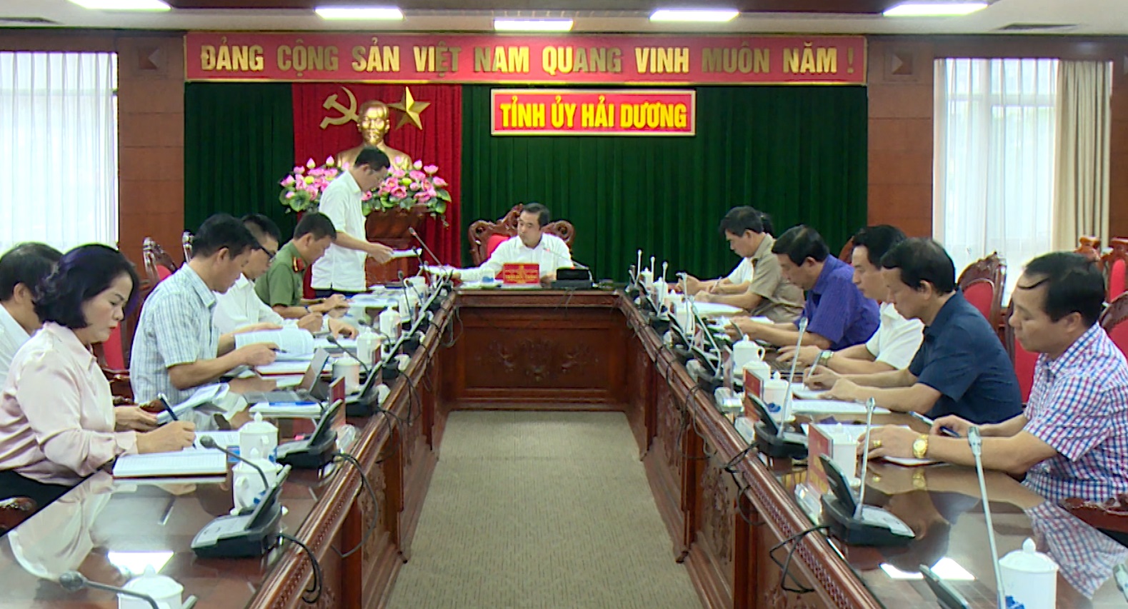 Phiên họp thứ 4 Ban chỉ đạo phòng chống tham nhũng, tiêu cực tỉnh Hải Dương
