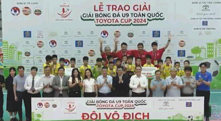 U9 GIA BẢO HẢI DƯƠNG VÔ ĐỊCH GIẢI BÒNG ĐÁ U9 TOÀN QUỐC