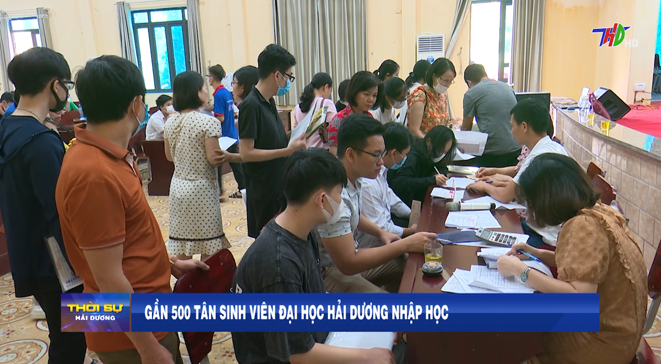 Gần 500 tân sinh viên Đại học Hải Dương nhập học
