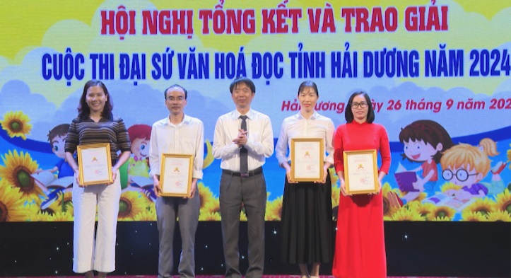 TRAO GIẢI CUỘC THI ĐẠI SỨ VĂN HOÁ ĐỌC TỈNH HẢI DƯƠNG NĂM 2024 