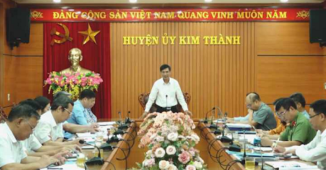 KIỂM TRA CÔNG TÁC DÂN VẬN CHÍNH QUYỀN TẠI KIM THÀNH	