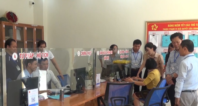 UBND tỉnh kiểm tra công tác cải cách hành chính tại Ninh Giang