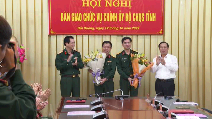 Đại tá Hồ Sỹ Quyện giữ chức Chính ủy Bộ CHQS tỉnh Hải Dương