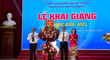 TRƯỜNG ĐẠI HỌC HẢI DƯƠNG KHAI GIẢNG NĂM HỌC 2024 – 2025