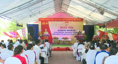 Khu dân cư Dương Nham tổ chức ngày hội đại đoàn kết năm 2022