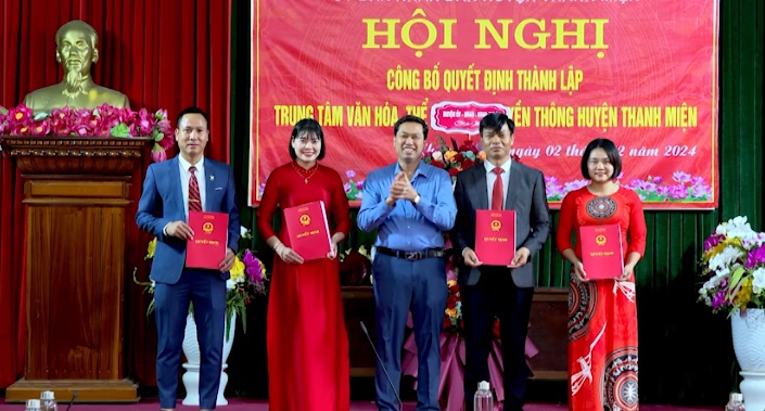 THU GỌN ĐẦU MỐI ĐƠN VỊ SỰ NGHIỆP VĂN HOÁ, THÔNG TIN, THỂ THAO CẤP HUYỆN